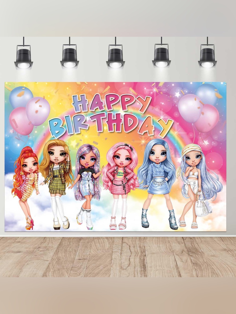 Rainbow High Birthday Party Banner & Decorations